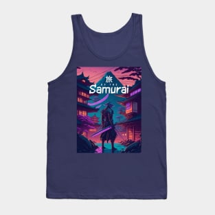 Futuristic Samurai: A Journey Through Time and Tradition Tank Top